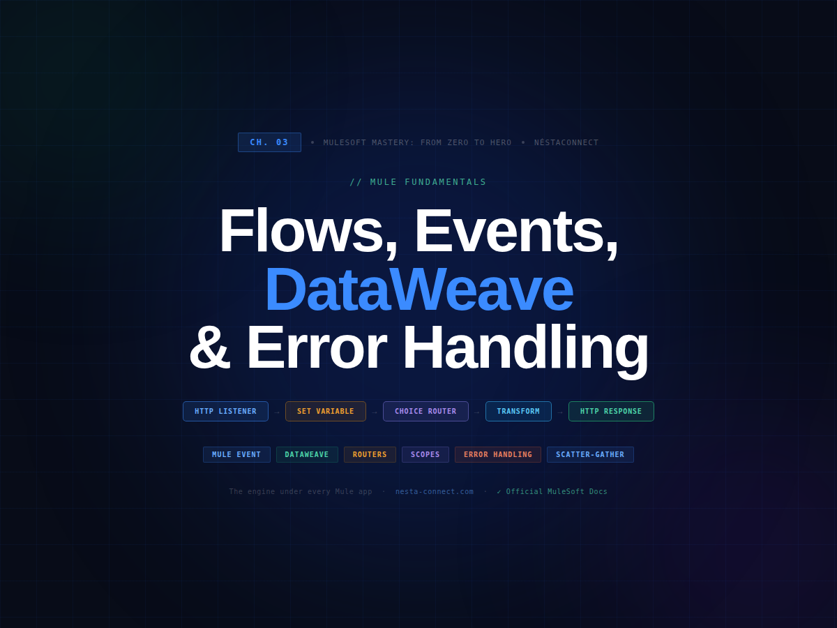 MuleSoft Mastery: From Zero to Hero | Ch.03