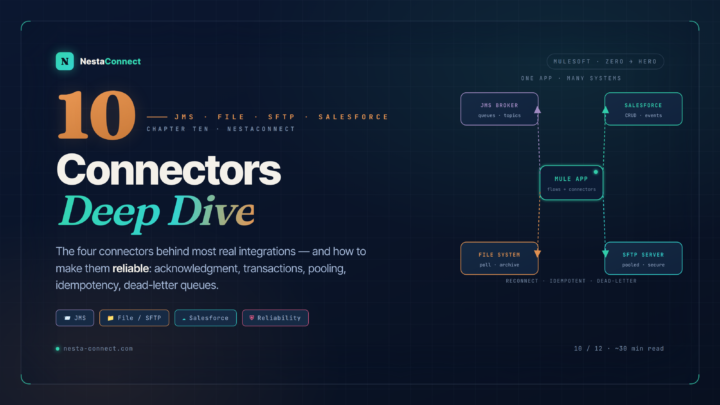 Connectors Deep Dive — JMS, File, FTP/SFTP & Salesforce Integration